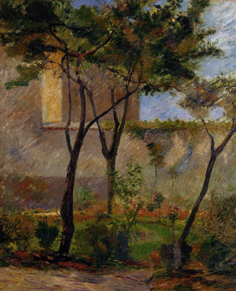 Corner of the Garden, rue Carcel - Paul Gauguin Painting